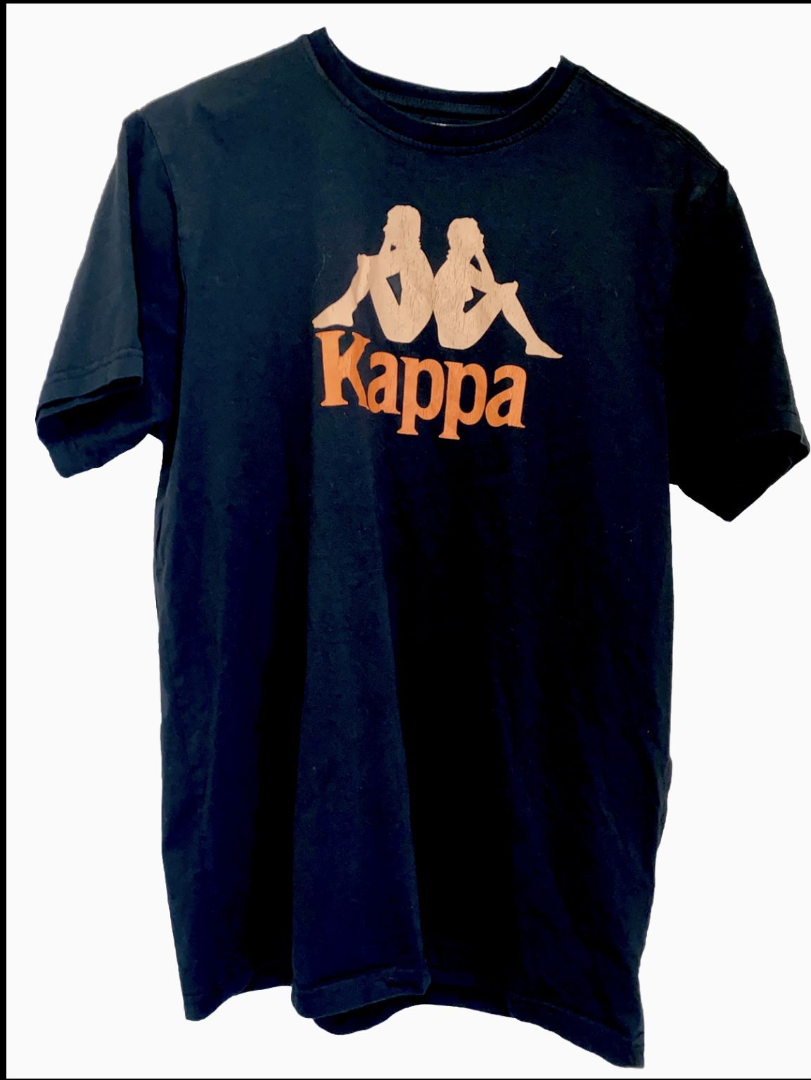 Black Kappa Short Sleeve T Shirt Mens Size Large