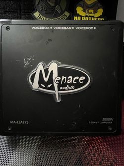 Menace amp 2000 watts
