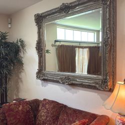 Oversized Living Room Antique Mirror