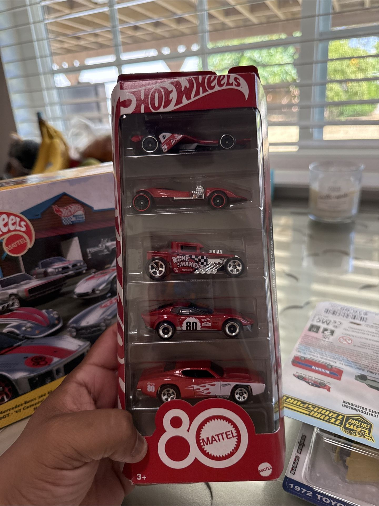 Hot Wheels 5-Pack Mattel 80th Anniversary Set 1:64