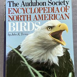 All Time Classic Bird Book, The Audubon Society Encyclopedia Of North American Birds by John K. Terres new condition, hardcover, 1109 pages, 6000 entr