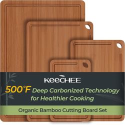 4 pieces Bamboo cutting board