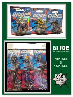 GI JOE 9PC FIGURES SET