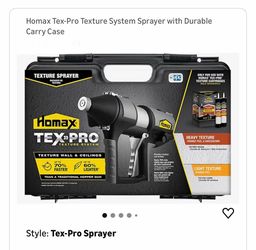 Homax Tex-Pro Texture System Sprayer with Durable Carry Case