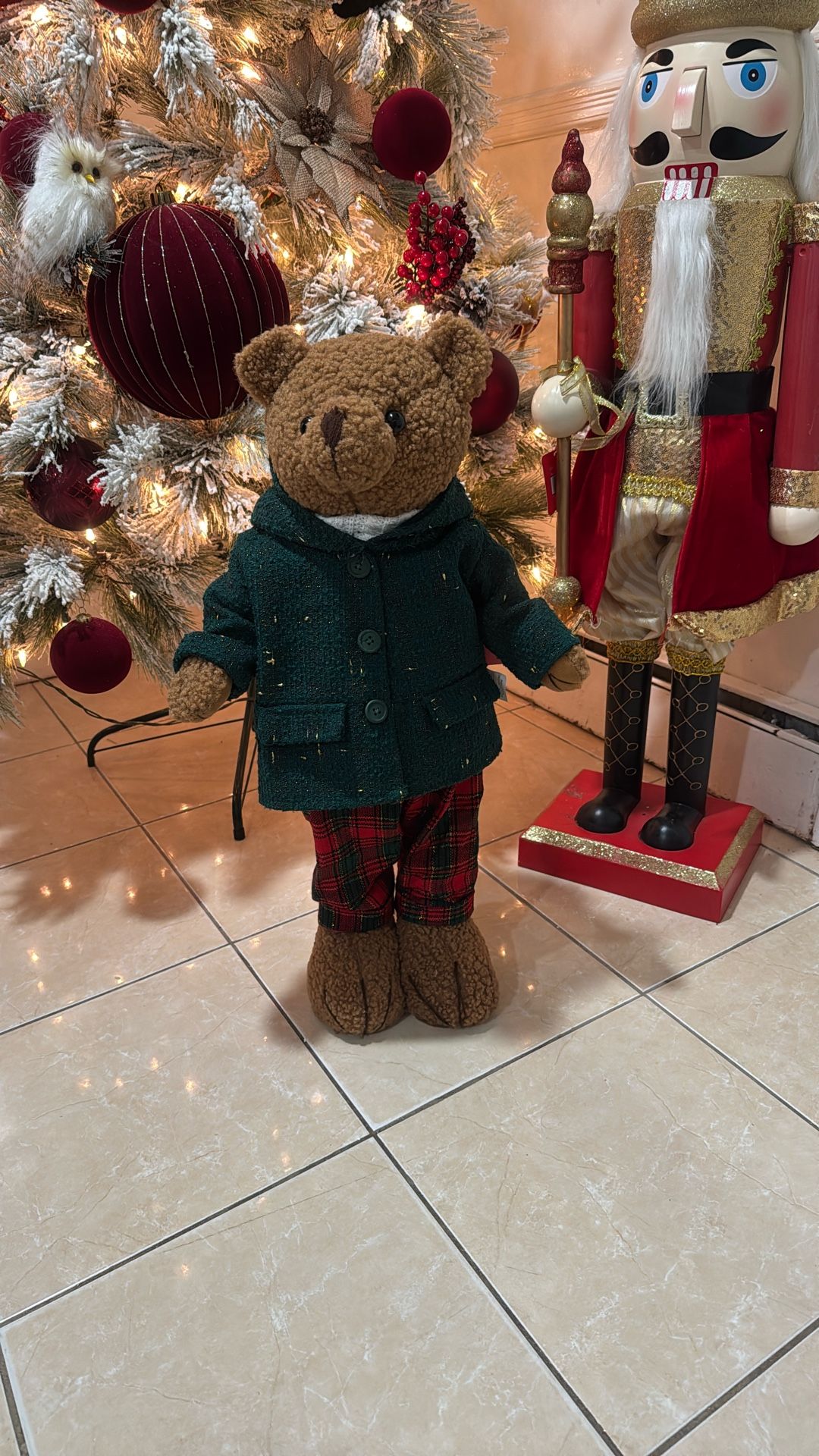 Plush Christmas Bear 