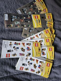 34 Vintage Lego Stickers 