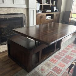Coffee Table With Riser