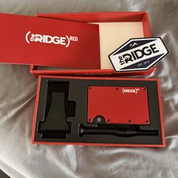 Ridge Wallet Bran New Red 