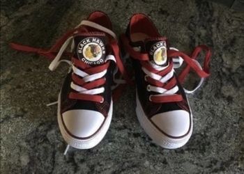 New Custom made Chicago Blackhawks shoes
