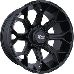 XPD-704 Pakami – Satin Black 22x12 6x139.7/135 -44, set of 4 