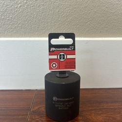 Powerbuilt 1-11/16" (43mm) Spindle Nut Socket 1/2" Drive