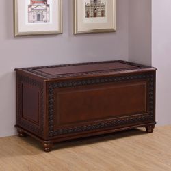 CEDAR CHEST DARK TABACCO (CO900911) $399 DELIVER AVAILABLE  