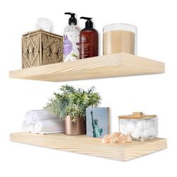 Sorbus Wood Floating Shelves for Wall