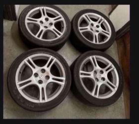 4 — 205/45r16 4x100 4x3.94 Stock Mazda Miata NB Nissan Versa Sentra Miata Scion Xa Xb Ia Echo Civic Corolla Wheels Rims Tires !!!!!!!!!!!!