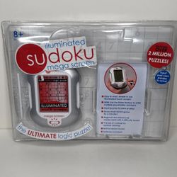 Illuminated Sudoku Mega Screen Handheld Electronic Game 2005
