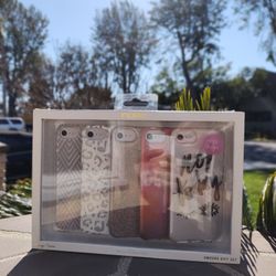 Incipio 5 Pc IPhone 7,8,SE Clear Designe Case $15 Set