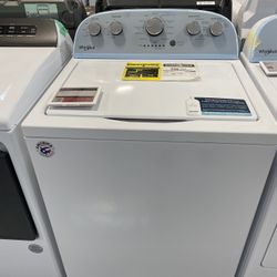 Whirlpool White 3.8 Cu. Ft. Top Load Washer With Soaking Cycles, 12 Cycles 