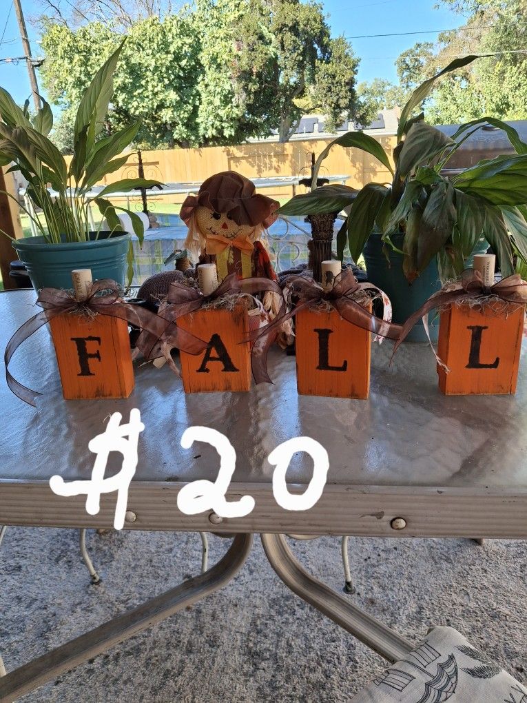 Wooden Fall Decorations