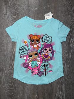 LOL Surprise Girls Graphic T-Shirt Size XS (4-5)