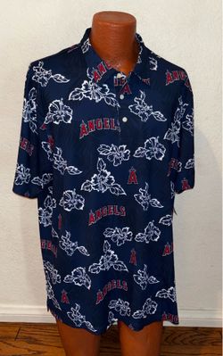 Reyn Spooner XXL Hawaiian Anaheim Angels Baseball Men’s Polo
