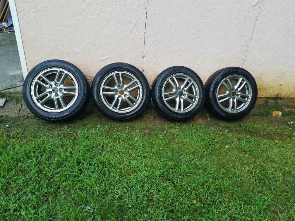 16" rims with tires 2005 subaru wrx