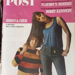 Saturday Evening Post April 23rd 1966 Sunny And Cher