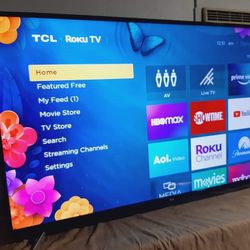 ⛔️SMART  TV  TCL  55"  4K  LED  HDR   DOLBY   VISION  FULL  UHD  2160p ⛔️ ( NEGOTIABLE)  📛FREE   DELIVERY 📛