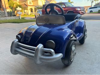 VW Type 1 Bug Beetle Metal Toy Pedal Car Not Electric