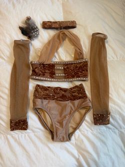 Dance Costume Set with Accessories