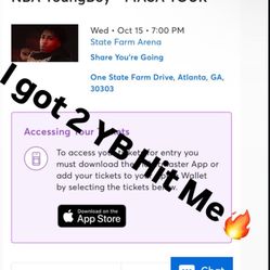 NBA Young Boy Floor Tickets For Atlanta 