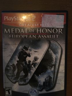 Sony PlayStation ps2 Medal of Honor European assault