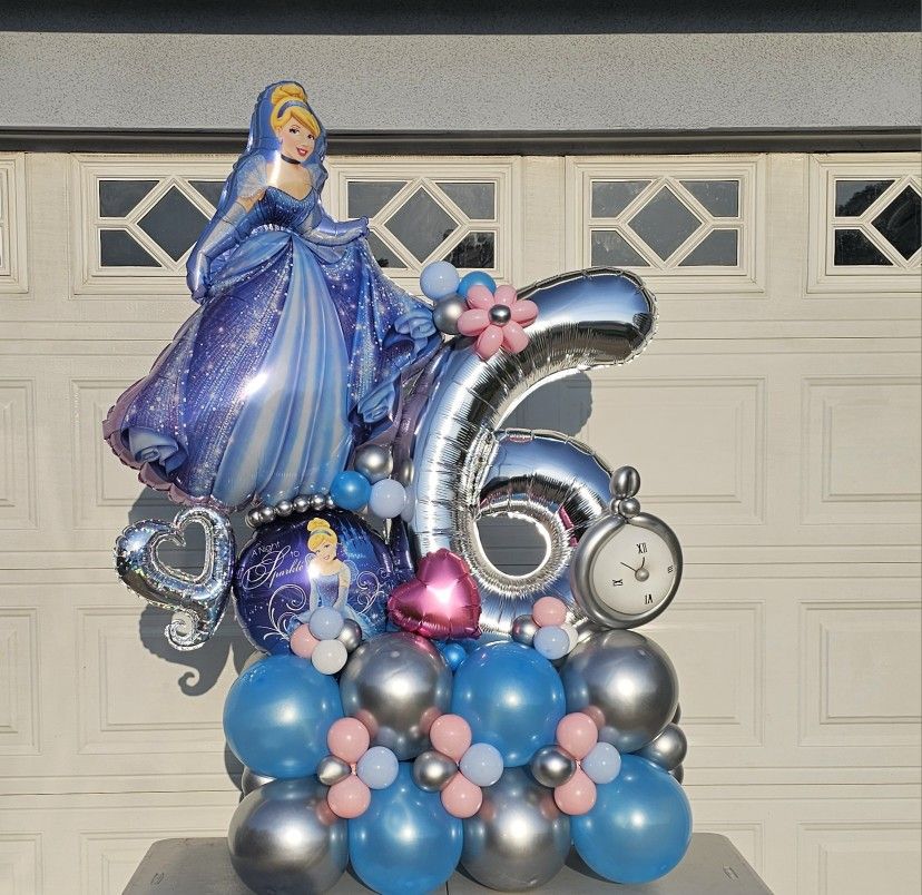 Cinderella Balloon Bouquet