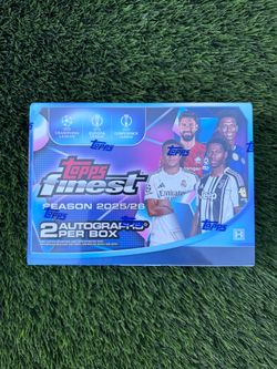 Topps Finest UEFA Club Competitions 25/26 Hobby Box
