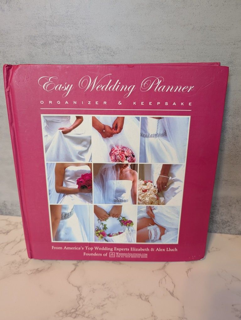 Wedding Planner Organizer Book And Keepsake