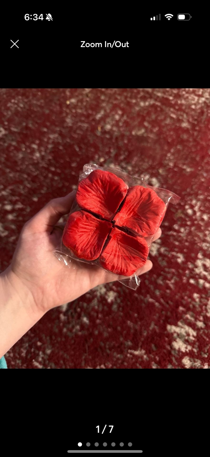 artificial rose petals