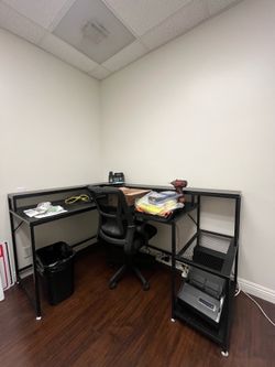 L shaped desk