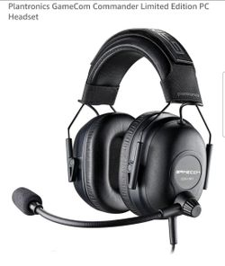 Plantronics GameCom Commander Limited Edition Tournament Gaming Headset with case