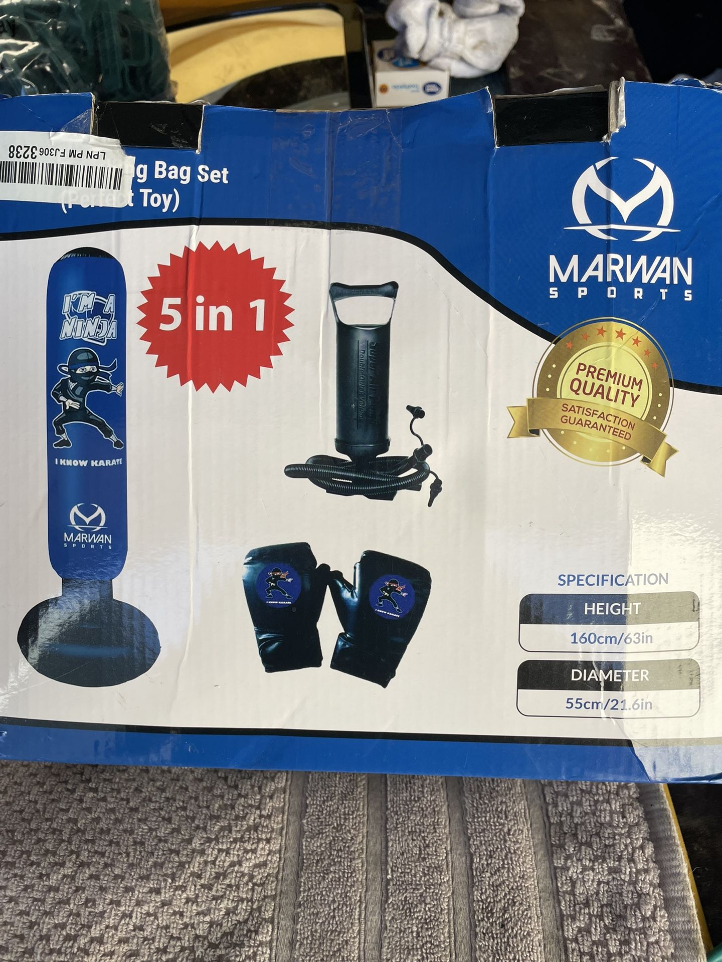 Inflatable Punching Bag For Kids. 20 Dollars