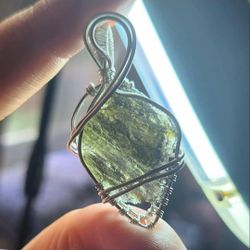 Moldavite Pendant 