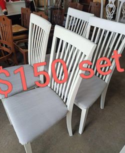White chairs