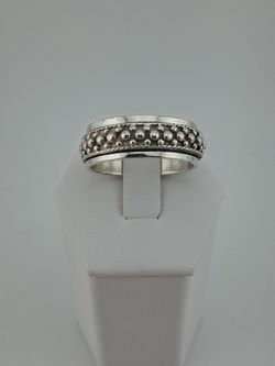 Silver Ring Rotating Inlay Band CHROMEHEARTS