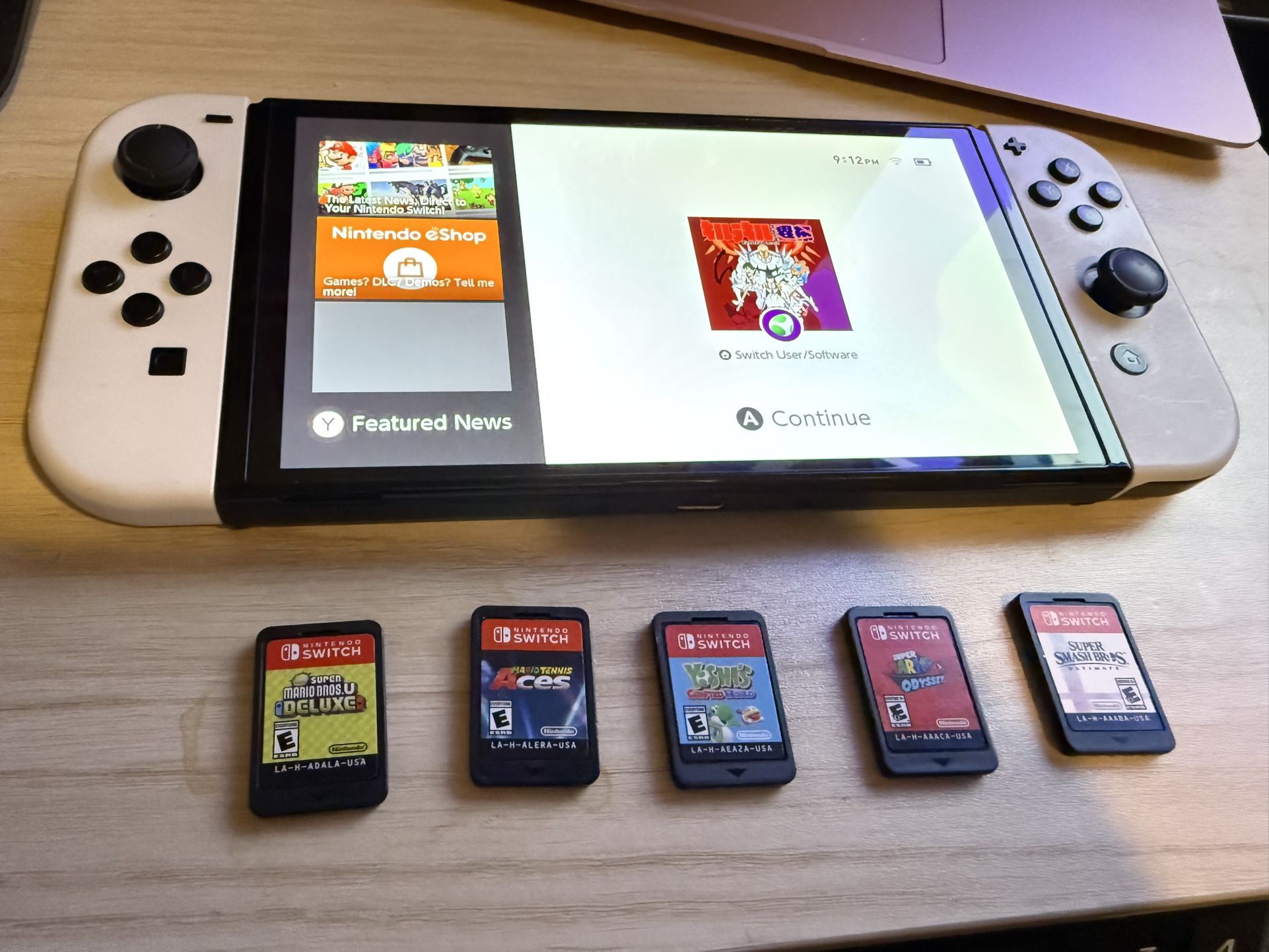 Nintendo Switch  Oled Edition And Games 