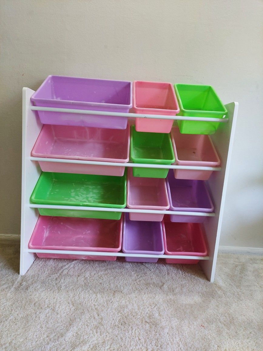 Kids Toy Organizer with Storage Bins