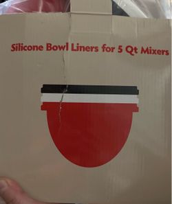 Silicone bowl liners for 5 qt mixers