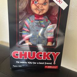 Mezco Toyz Child's Play Talking Mega Scale Chucky Action Figure, 15