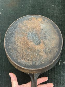 Erie Wagner Ware Cast Iron 2 Skillets 2 Pots 2 Lids