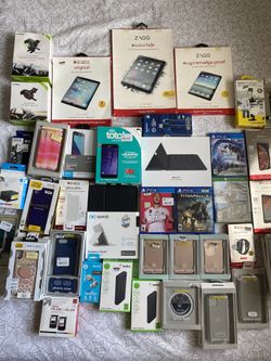 Ipad pro keyboard, Samsung phone, video games, iphone cases and more