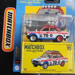 Matchbox Collectors Nissan Datsun 1970 510 Rally