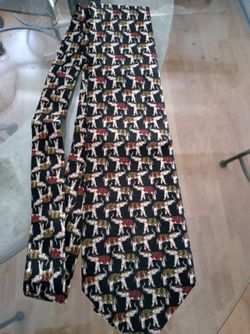 Men's Tie With Elephants Print 🐘