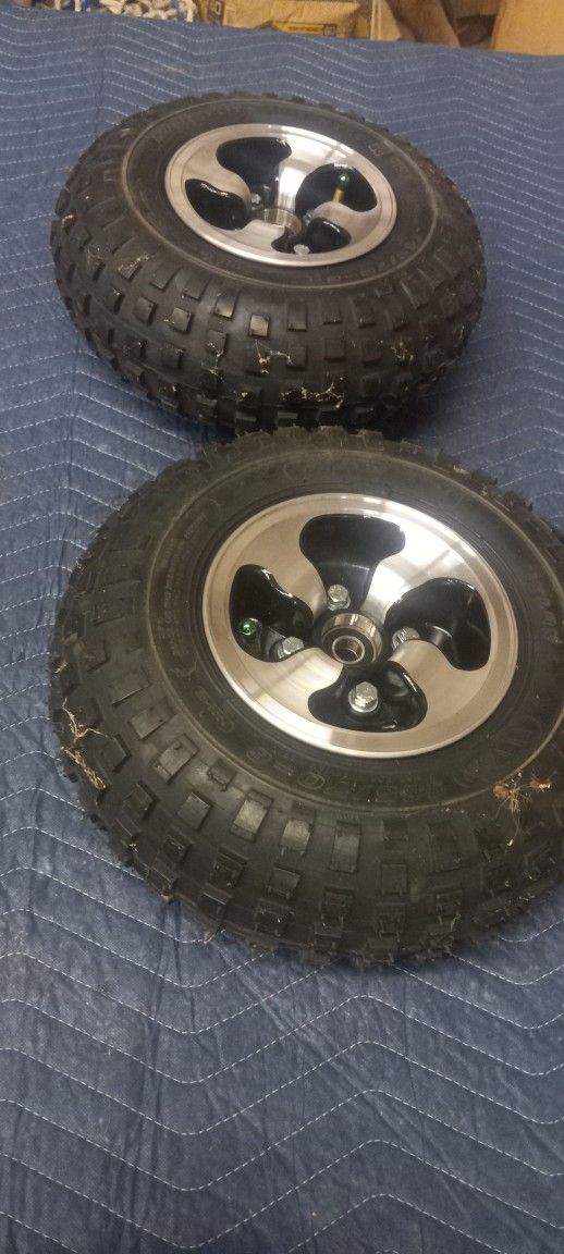 Two Go Cart Tires